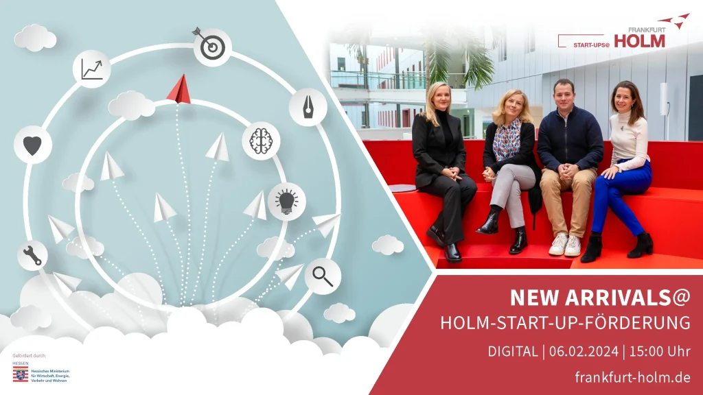 New Arrivals@HOLM-Start-up-Förderung 