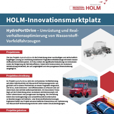 Projektposter HydroPortDrive