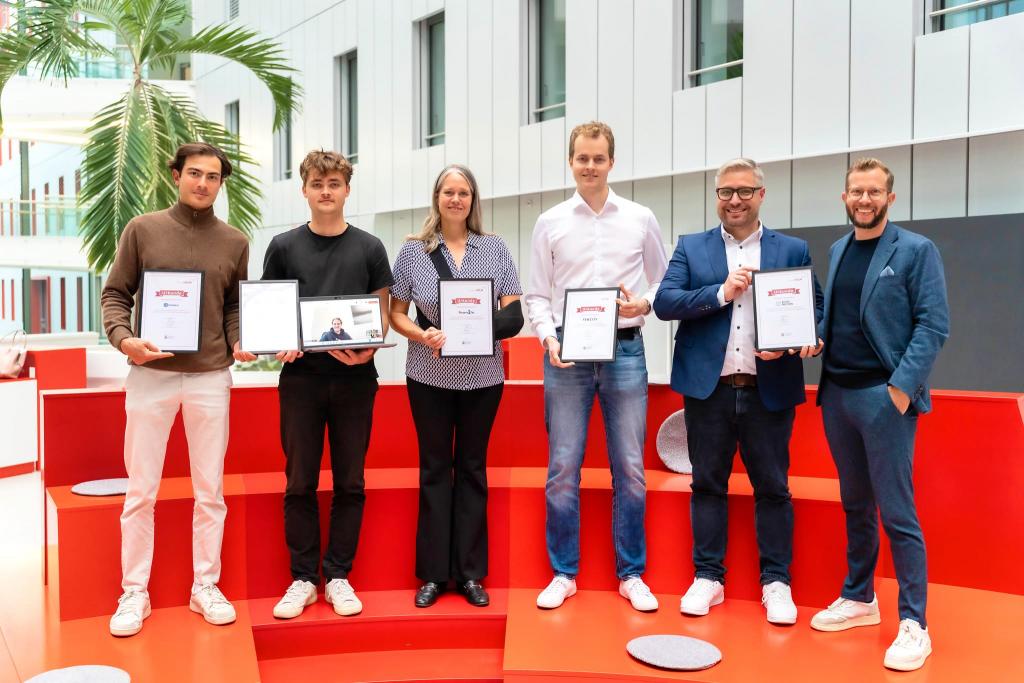 Gewinnerinnen und Gewinner der Start-ups@HOLM 2026
