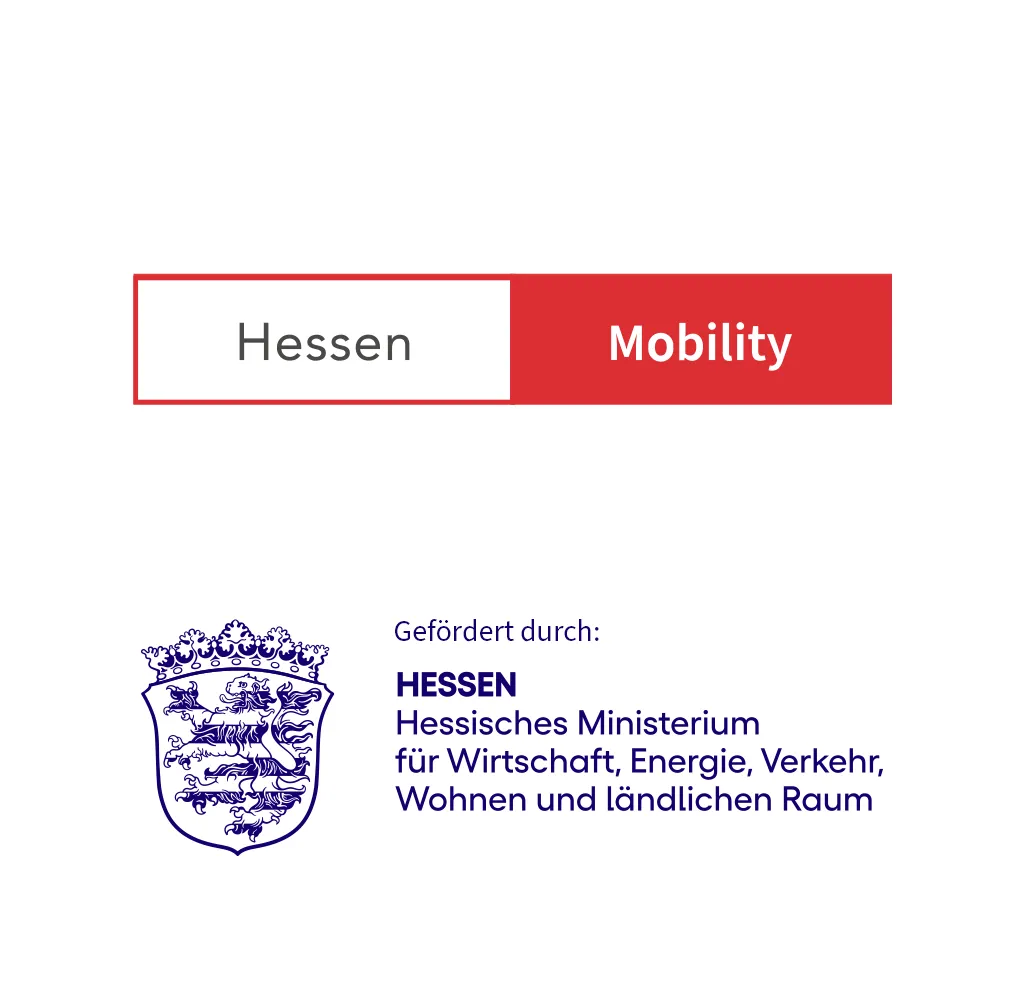 Logo Hessen Mobility und darunter das Logo des Hessischen Ministeriums für Wirtschaft, Energie, Verkehr, Wohnen und ländlichen Raum